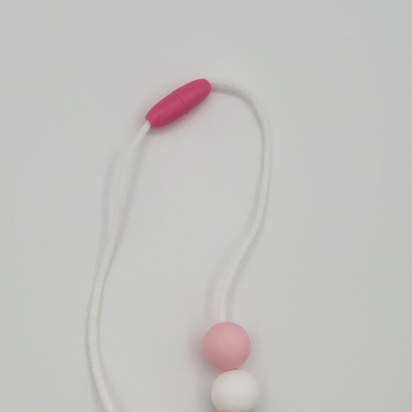 2 Handmade Breastfeeding necklace Silicone Beads for nursing mothers . - Picture 8 of 14
